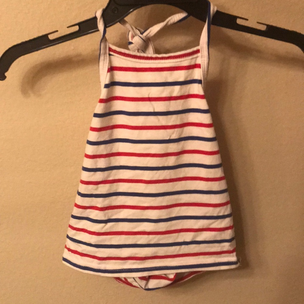 Stripped Halter Top